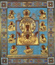 Чудотворная икона "Знамения" Божией Матери, именуемая Курская-Коренная